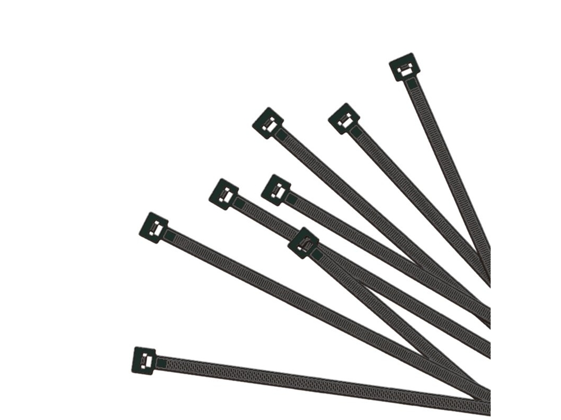 Abraçadeiras De Nylon 450x9mm, 50 Unidades, Pretas