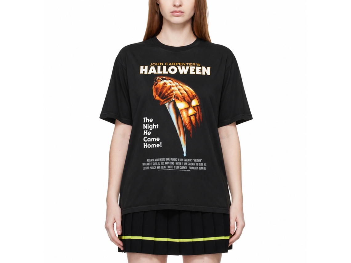 Rockinstone Halloween Movie Movie Poster Black Adult T-shirt Size:xl