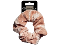 Zigzag De Cabelo Glamouroso Em Rosa Em Pó