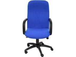 Cadeira de Escritório Executiva PYC Letur Bali Azul (Braços Fixos - Tecido) — Braços Fixos