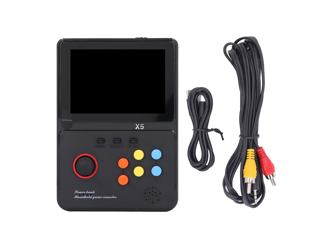 Console De Jogo Portátil Tela Hd 4 Polegadas Bateria 8000mah Funciona Como Power Bank Sem Marca