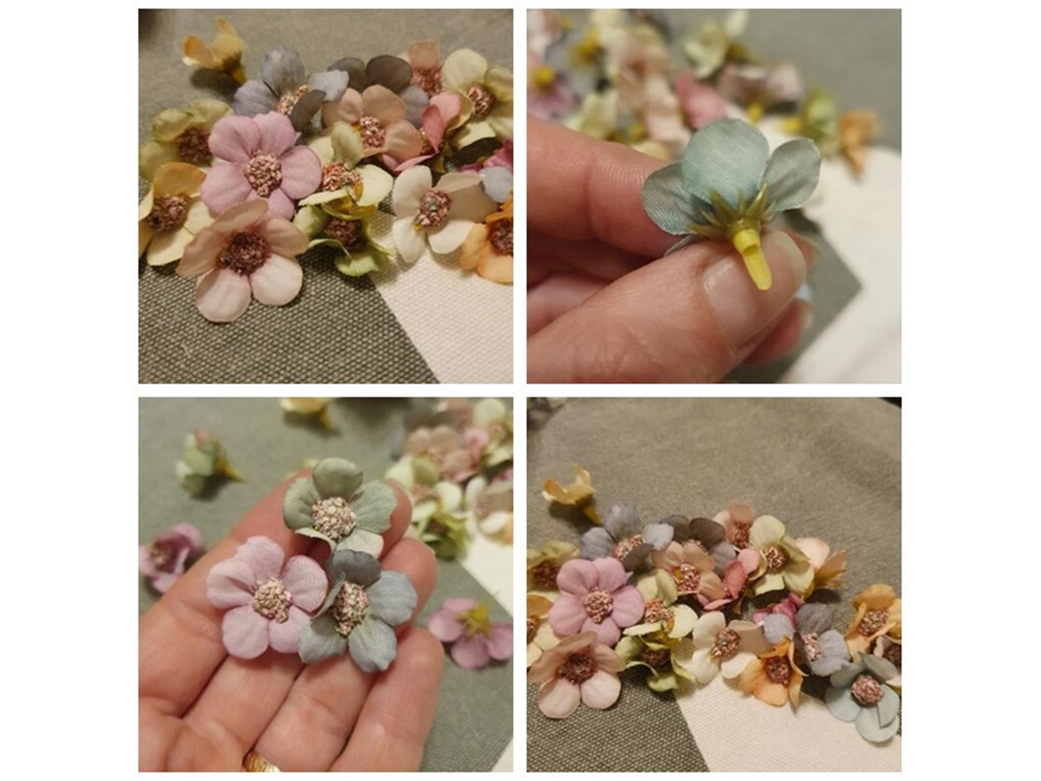 Cabeças De Margarida Mini Em Várias Opções De Cores, Eoocoo