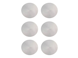 Unidades Almofadas Redondas 38x38cm Isolamento Térmico Anti Queimaduras Resistente A Arranhões Almofadas De Mesa Prateadas Elegantes