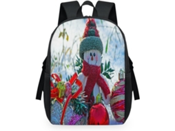 Bolsa MARCA rosa com estampa de lhama e unicórnio 45x21x23cm tecido poliéster