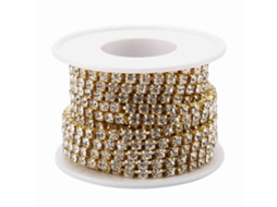 Moda Diy Cadeia Cristal Rasteiro Ss16 5j