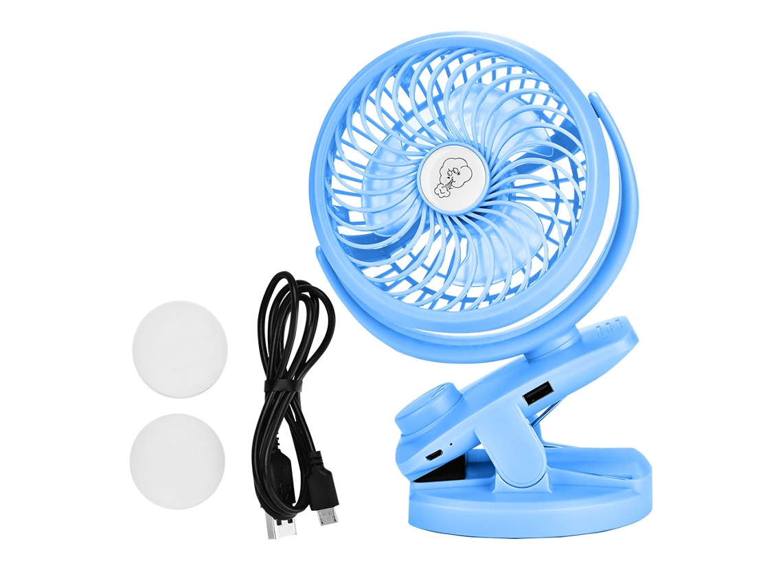 Ventilador Usb Clip LAXISCREED Azul
