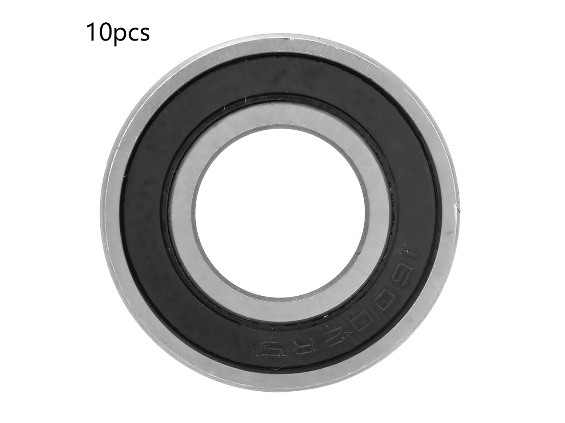 10 Pcs Rolamento De Esfera Sulco Profundo 2rs Vedação Dupla Borracha 15x32x8mm 16002-2rs
