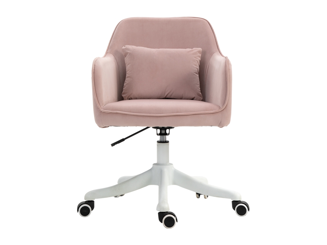 Cadeira De Massagem Para Escritório Com Vibração,braços Ajustáveis E Rodas Giratórias 55x65x79-89cm