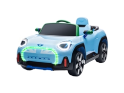 Carro Elétrico Mini Aceman MARCA, controle remoto Bluetooth, motor duplo, azul