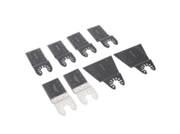 Laxiscreed Pack De 8 Lâminas De Aço De Alta Carbono Para Serras Multi-ferramentas