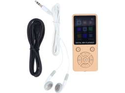 Leitor de MP4/MP3 de 64 GB, tela Bluetooth de 5 polegadas, Bluetooth 5.0, 64 GB de armazenamento, alto-falante FM, reprodutor de vídeo Hi-Fi de 1,8 polegadas.