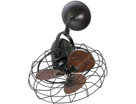 Ventoinha de Teto FARO BARCELONA Keiki Castanho (25 W - Diâmetro 43 cm)