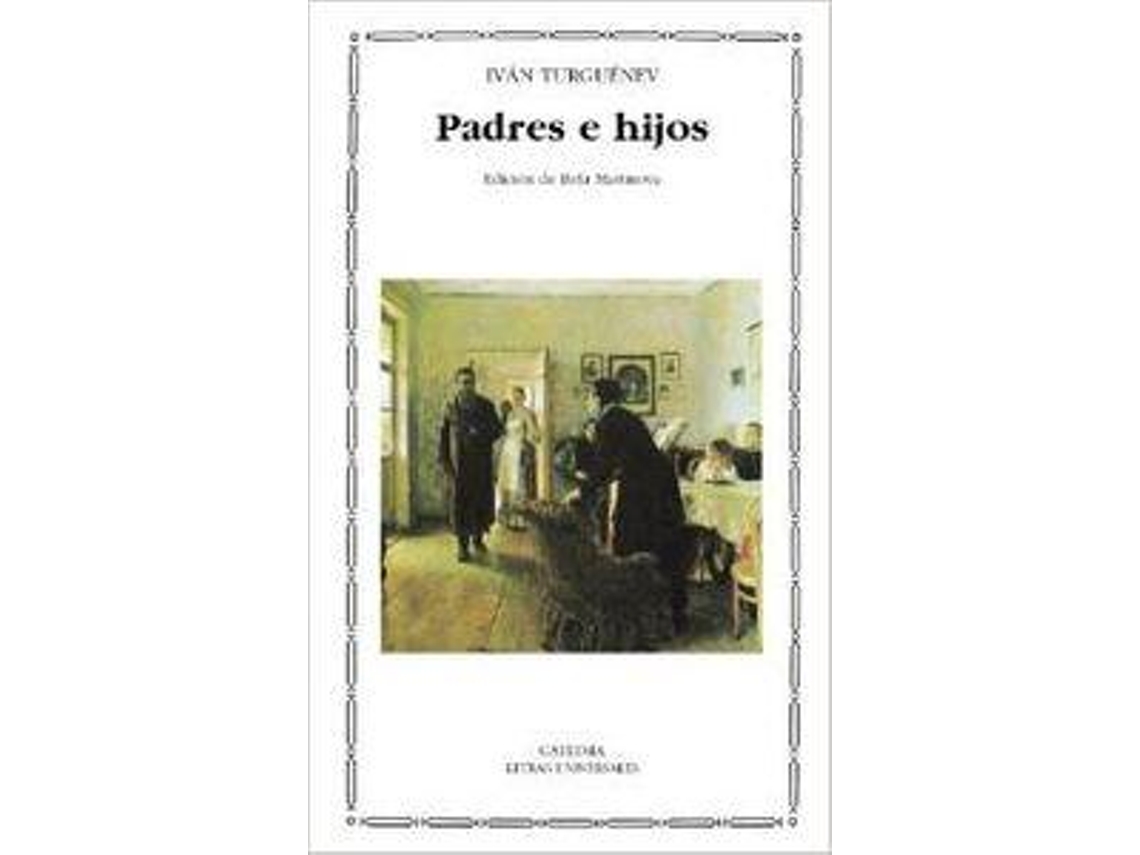 Livro Padres e hijos de Iván Turguénev (Espanhol)