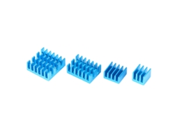 Laxiscreed Cooler De Cpu Em Alumínio Azul Com Cola Para Raspberry Pi 2/3/4 - Dissipação De Calor Eficiente