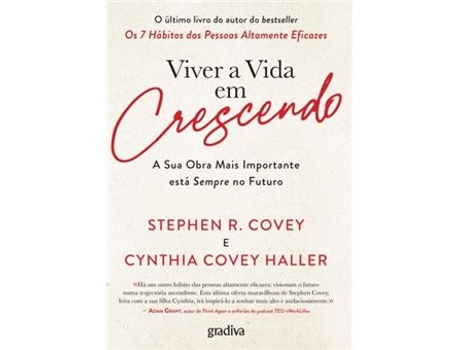 Livro Viver a Vida em Crescendo de Stephen R. Covey (Português)