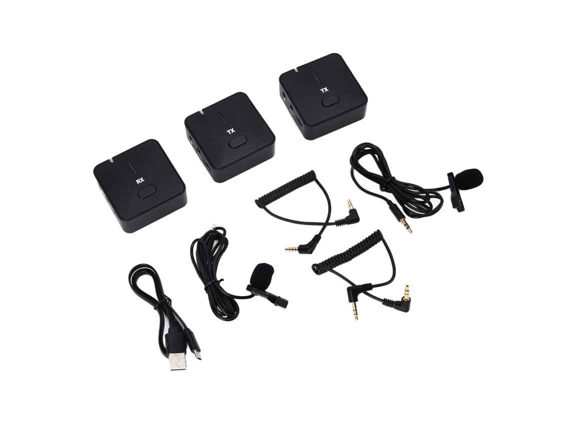 Sistema De Microfone Inalámbrico 2.4g Yelangu Mx5s Microfone Lavalier Para Gravação De Vídeo Vlog