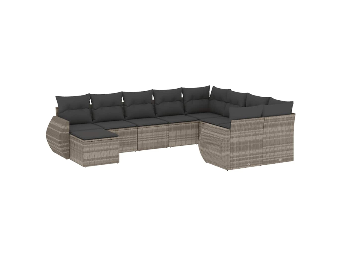 Garden Sofa Set, Garden Sofa Sets Vidaxl Cinzeto Rattan / Vime (n/a)