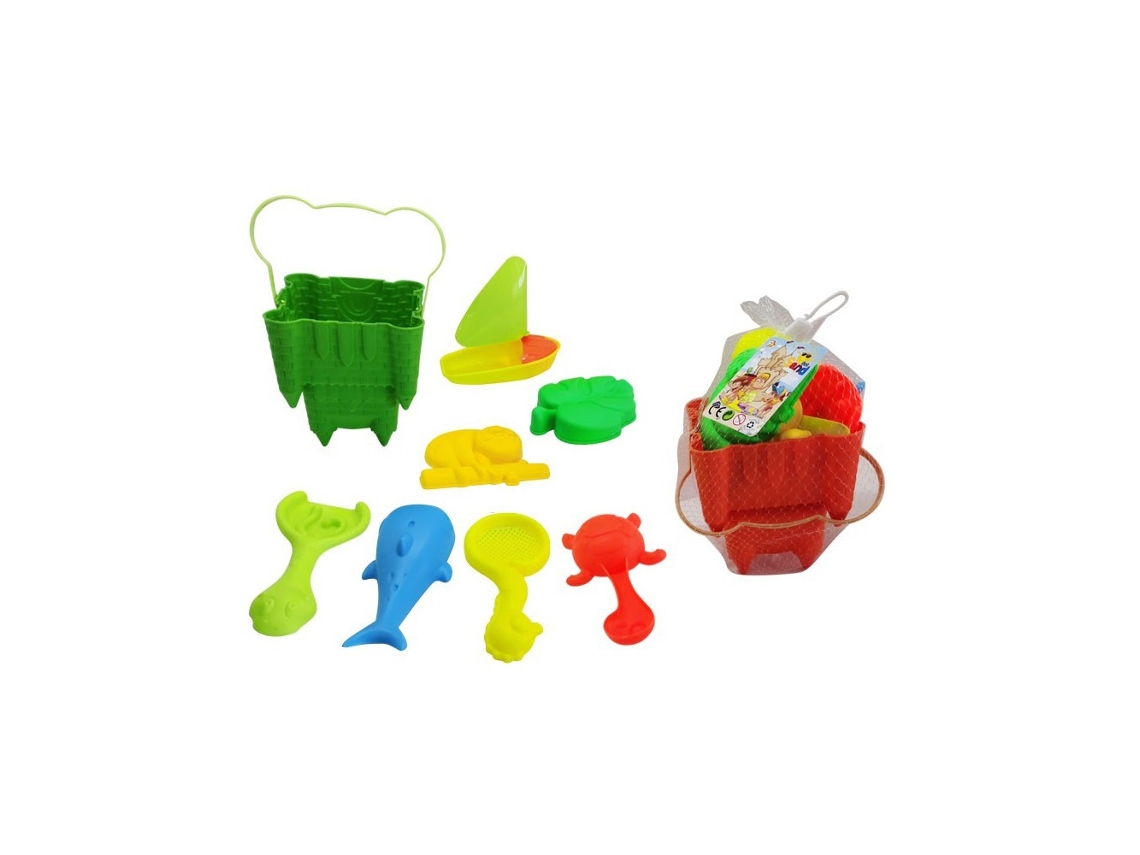 Conjunto De Cubo Marbueno Com Acessórios Para Praia