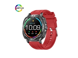Et492 Amoled Bluetooth Chamando Nfc Mood Detection Smartwatch Yizhood (vermelho)