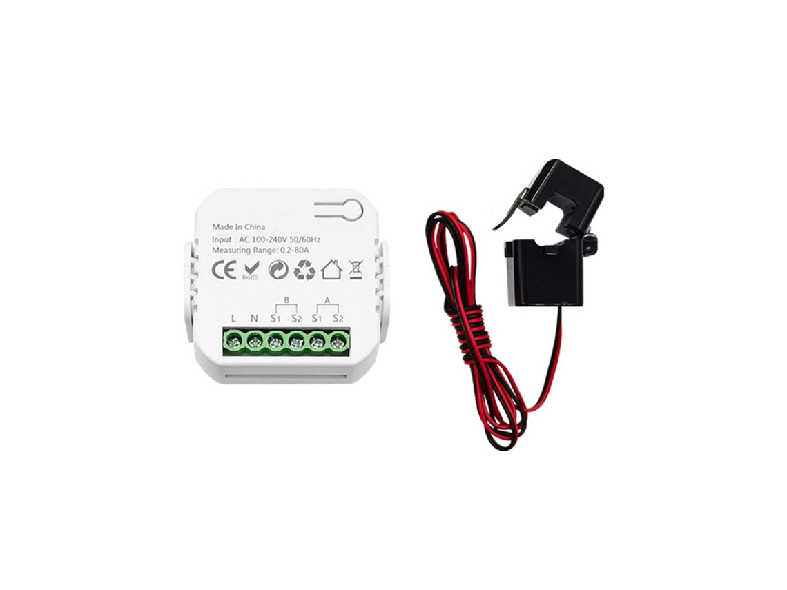 Medidor de Energia Inteligente Tuya Zigbee com Controle de Potência e Acompanhamento em Tempo Real Via App