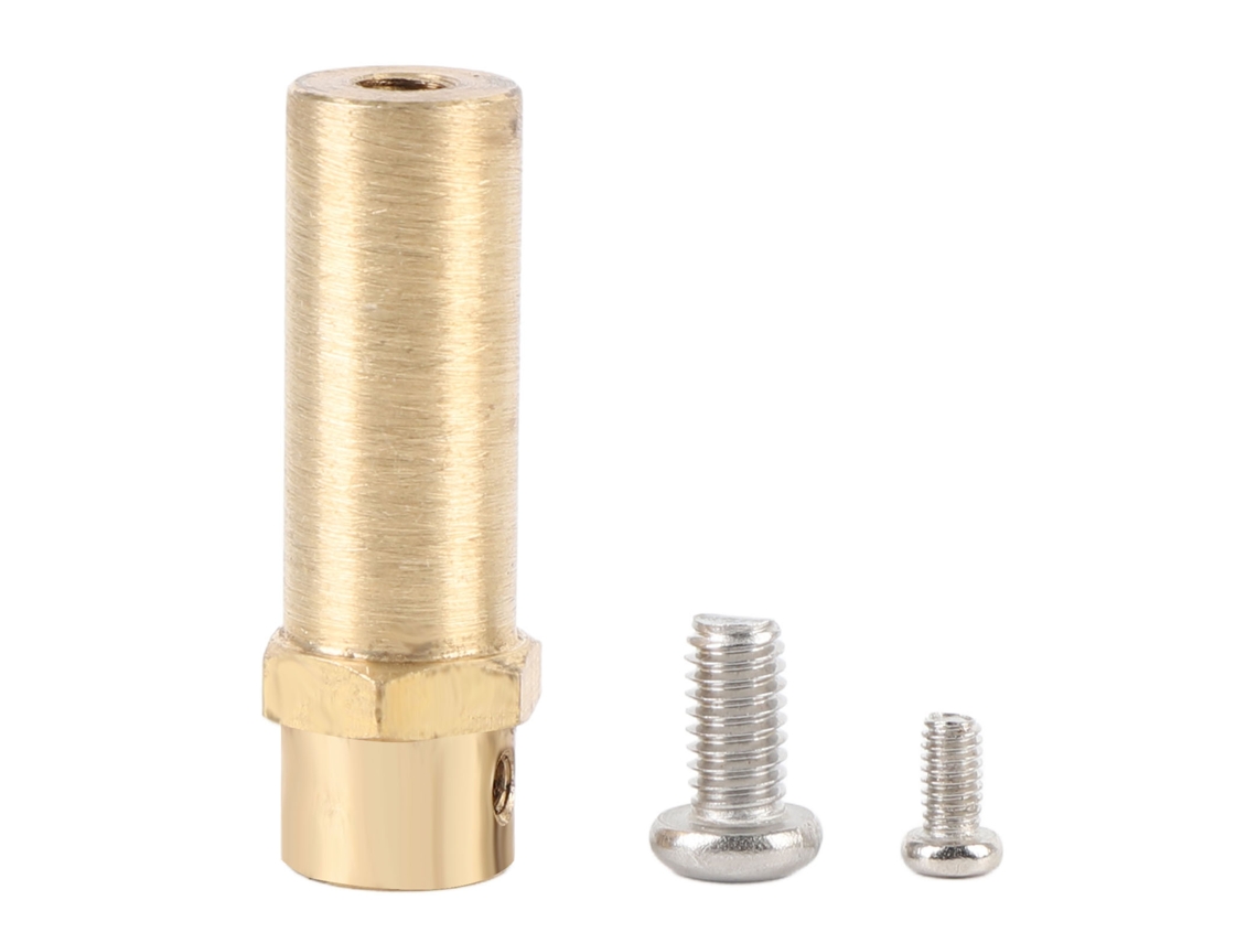 Conector De Eixo Laxiscreed 3mm Em Bronze Com Parafusos Para Fixação Segura