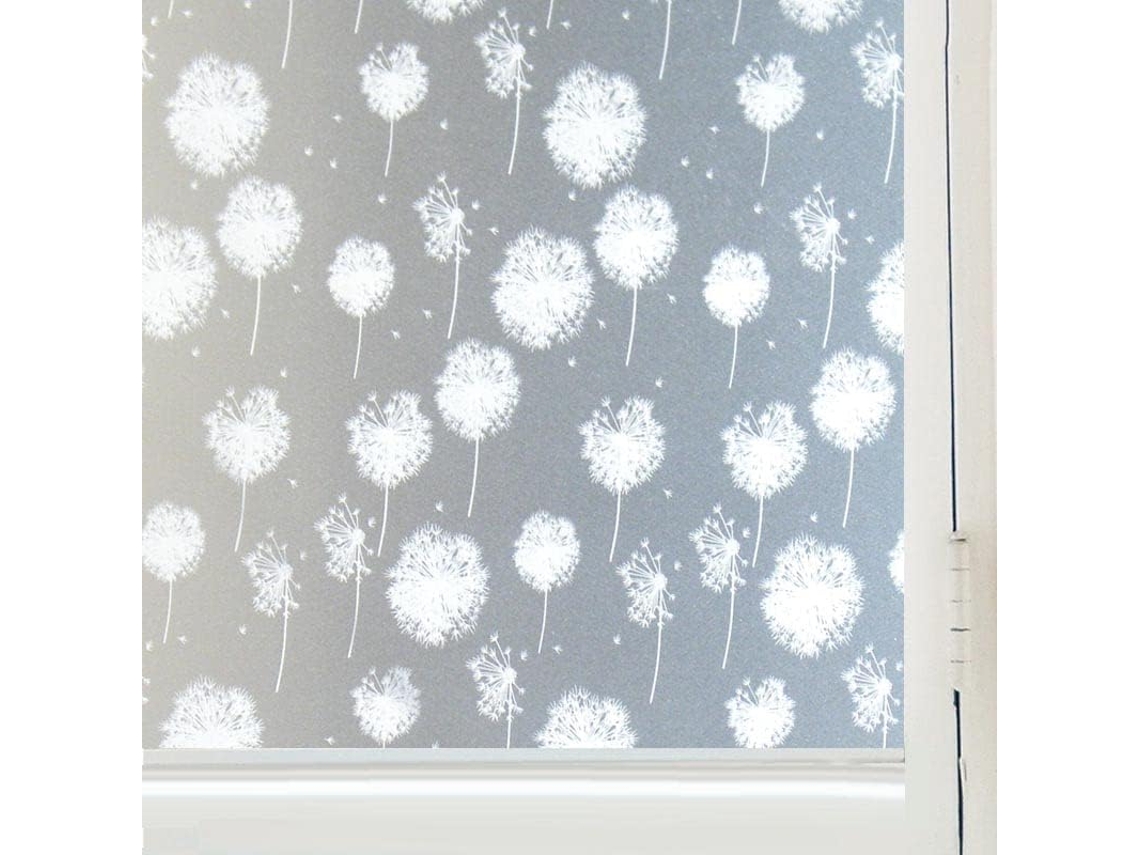 Película De Privacidade Para Janelas, Película Fosca Para Vidro, Adesivo Anti, Uv Para Janelas, 45cm X 200cm(dente, De, Leão)