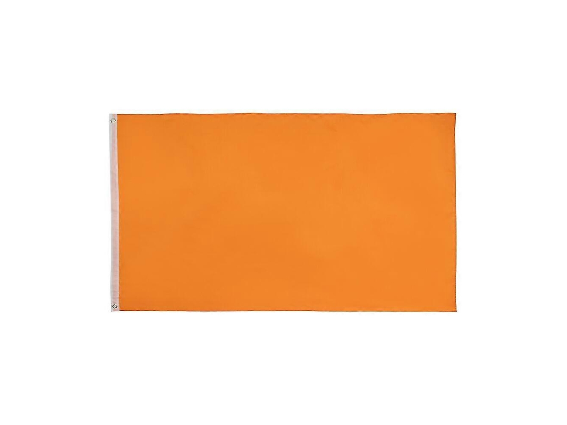 Omni bandera Roja de Color Sólido de 90x150 Cm para Decoración, Tela Super tex Impresa, Estilo Colgante E03c, Material Poliéster 90 X 150 Cm Naranja