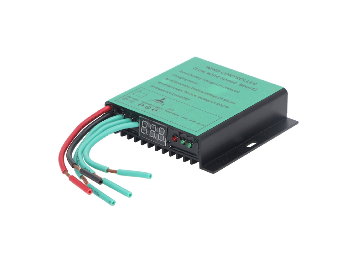 Controlador De Carga Mppt Laxiscreed Para Aerogerador 100w A 600w, Compatível Com 12v E 24v
