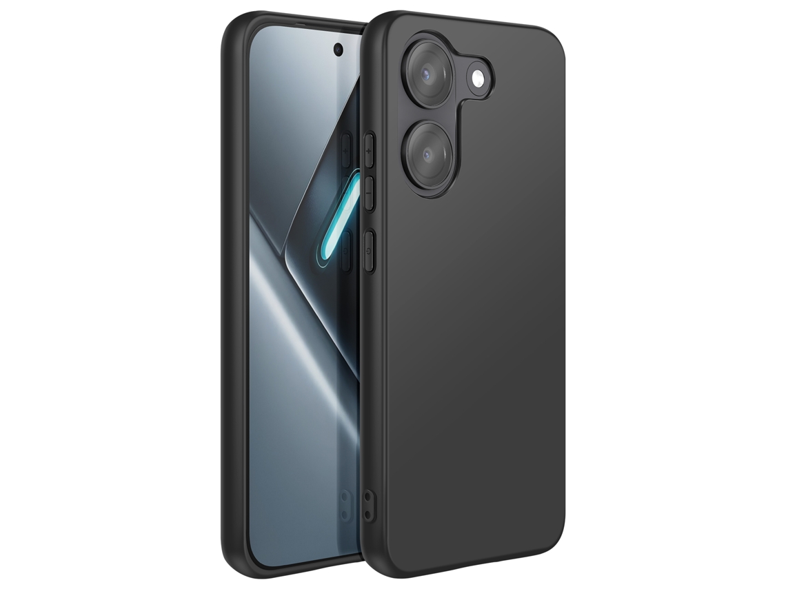 Capa Para Xiaomi Poco X8 Pro Acabamento Mate Em Silicone Flexível
