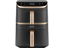 Fritadeira Sem Óleo Air Fryer COSORI Turbo Tower Pro Smart, Revestimento cerâmico, Wifi (Outlet Caixa Aberta - 10.8 L - Preto)
