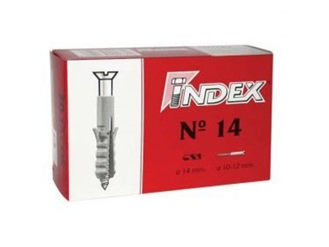 Cavilha De Nylon Index Embalagem De 25 12x60 Mm