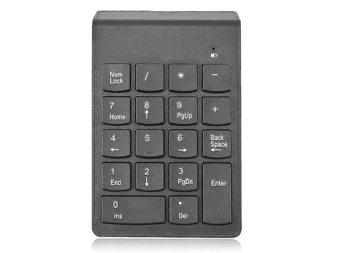 Fasst teclado Numérico Inalámbrico Bluetooth 18 Teclas Extensión Numpad Mini Usb para Computadoras Portátiles