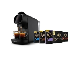 Máquina De Café De Cápsulas Duplas Philips Lor Barista Sublime Lm9012/65 Preto 50 Cápsulas Incluídas