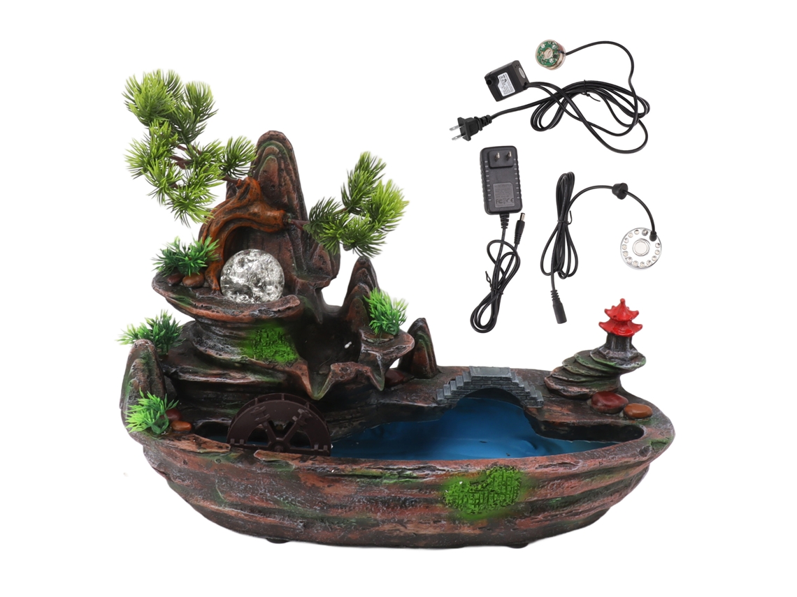 Cachoeira De Mesa Umidificador Para Decoração