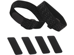 Tiras elásticas de nylon autoadesivas, 1 conjunto, para botas de cano alto