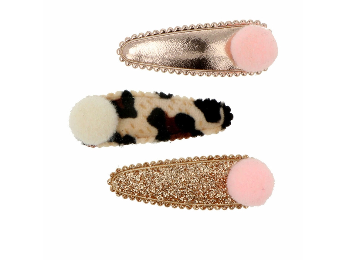 Ganchos para O Cabelo Inca Pompon 3 Unidades