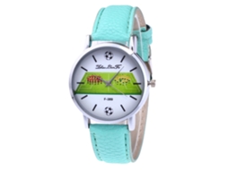 Reloj De Moda Deportivo Zhoulianfa F-389a Correa De Cuero Quartz Para Mujer