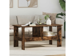 Vidaxl Mesa De Centro Carvalho Defumado 90 X 50 X 45 Cm