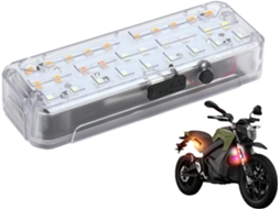 Luzes de motocicleta para pilotagem, aviso para motocicletas