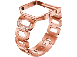 Pulseira De Relógio Em Aço Inoxidável Com Strass, Elegante E Na Cor