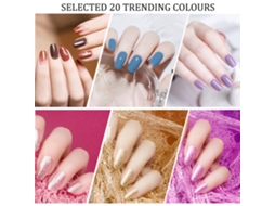 Kit De Esmalte Em Gel Anself Com 20 Cores, Base, Top Coat E Top Coat Matte Para Manicure