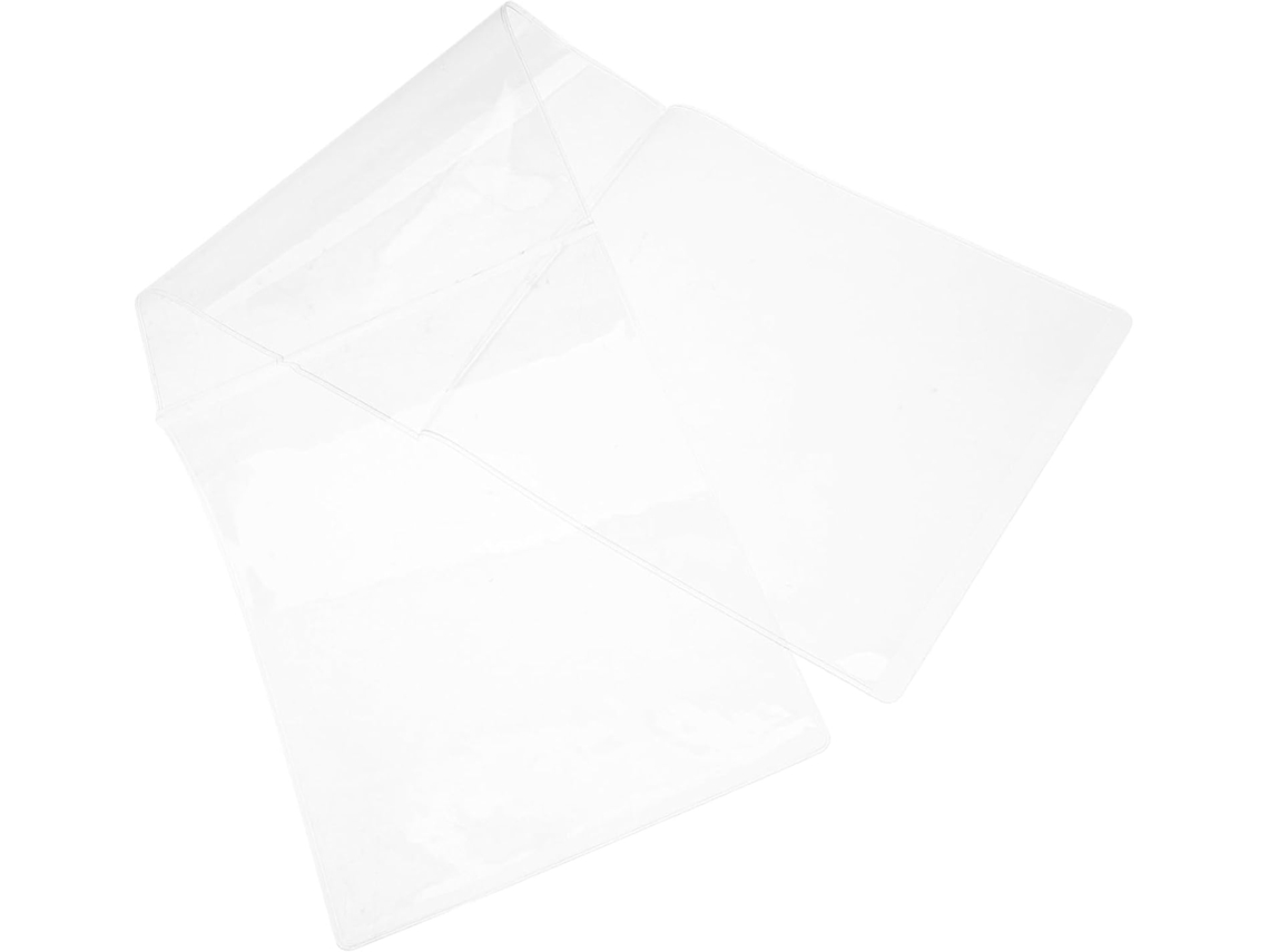 Conjunto De 4 Protetores De Cartas De Mahjong Em Plástico Transparente