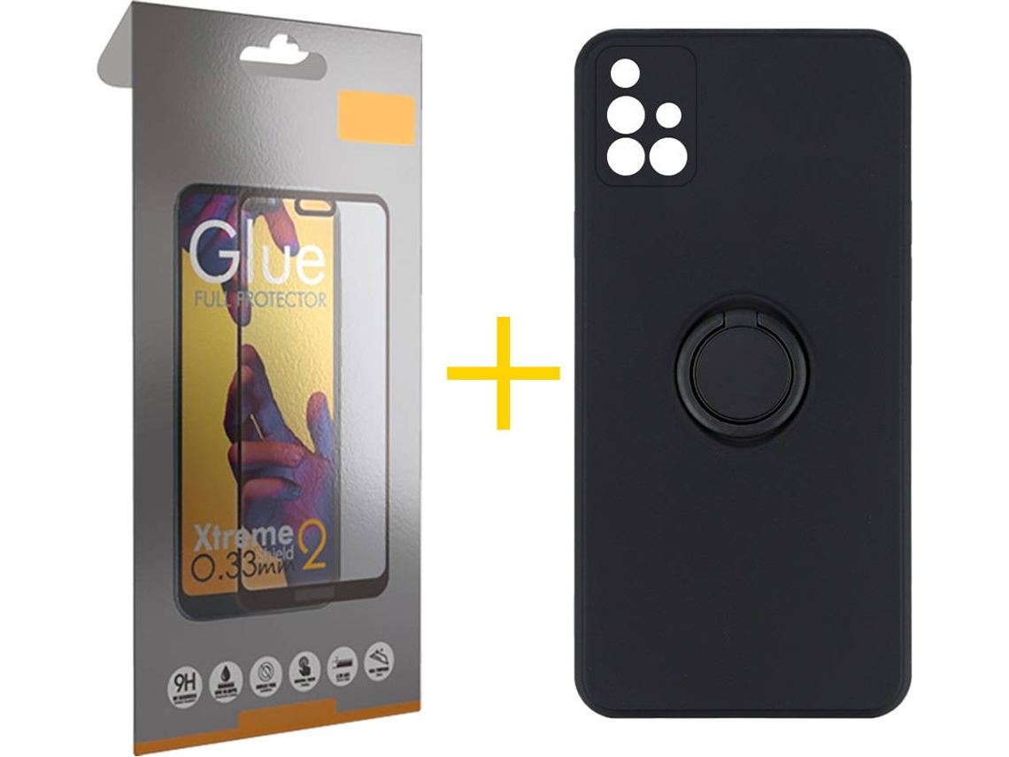 Capa + Película para Samsung Galaxy A71 SKYHE Preto