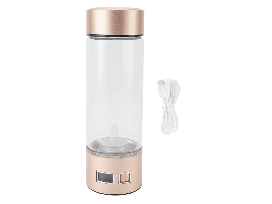 Garrafa de Água de Hidrogênio Portátil 450ml com Tecnologia Pem, Recarregável e 4000ppb para Presente LAXISCREED