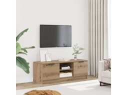 Vidaxl Móvel Tv Carvalho Artesanal 102x35x36,5 Cm Madeira Trabalhada
