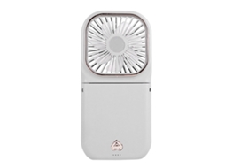 Ventilador de Colar Dobrável Usb Recarregável 3 Níveis Ajustáveis Mini Portátil Branco | S/MARCA