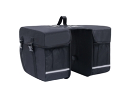Vidaxl Alforge Duplo Para Bicicleta Impermeável 35 L Preto