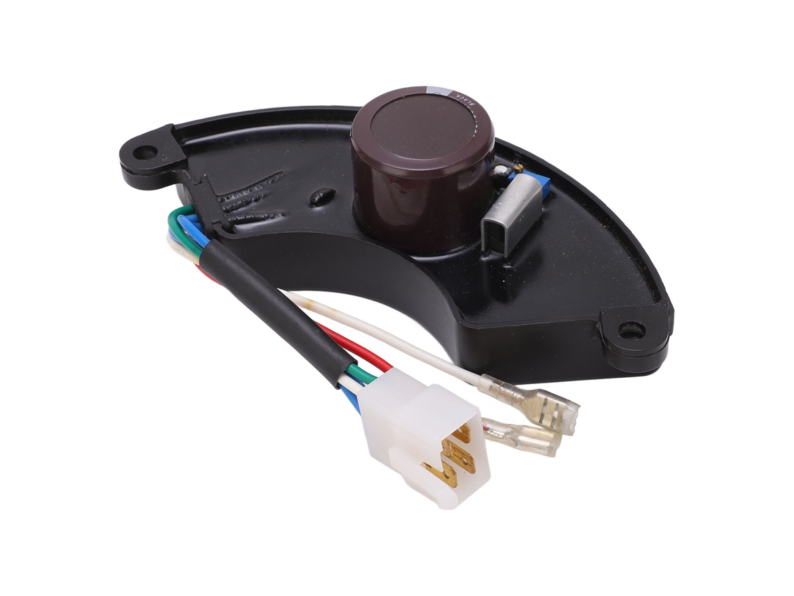 Regulador Automático De Tensão Avr Monofásico 6 Fios Para Gerador 5.5‑6.5kw (casing Plástico)
