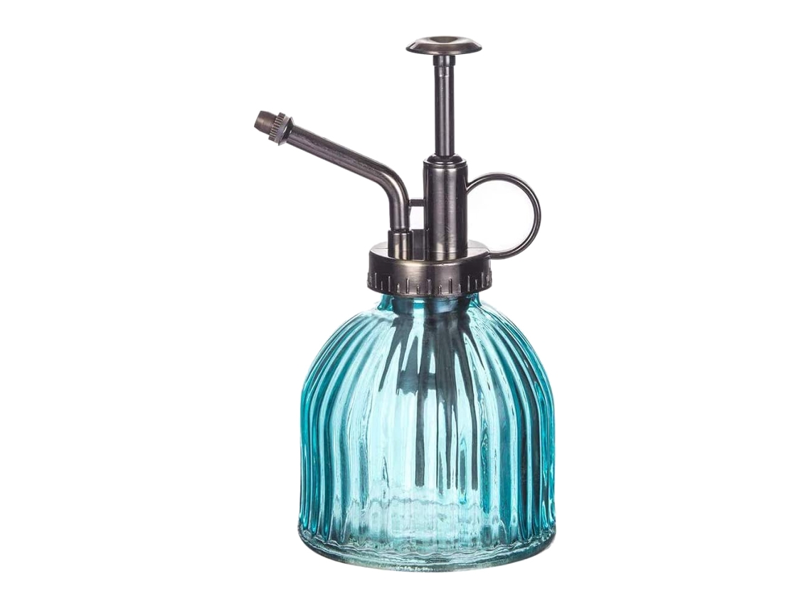 Spray Mister De Vidro Retrô Com Bomba De Teto Plástico Para Regar Plantas