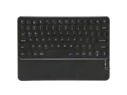 Teclado Bluetooth LAXISCREED (ultra fino com Touchpad, Teclas Redondas de Chocolate Retrô)